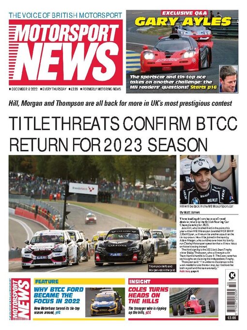 Title details for Motorsport News by Kelsey Publishing Ltd - Available